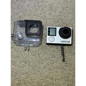 GoPro HERO4 Black Action Camera w/ Waterproof Housing – No Battery, TESTED